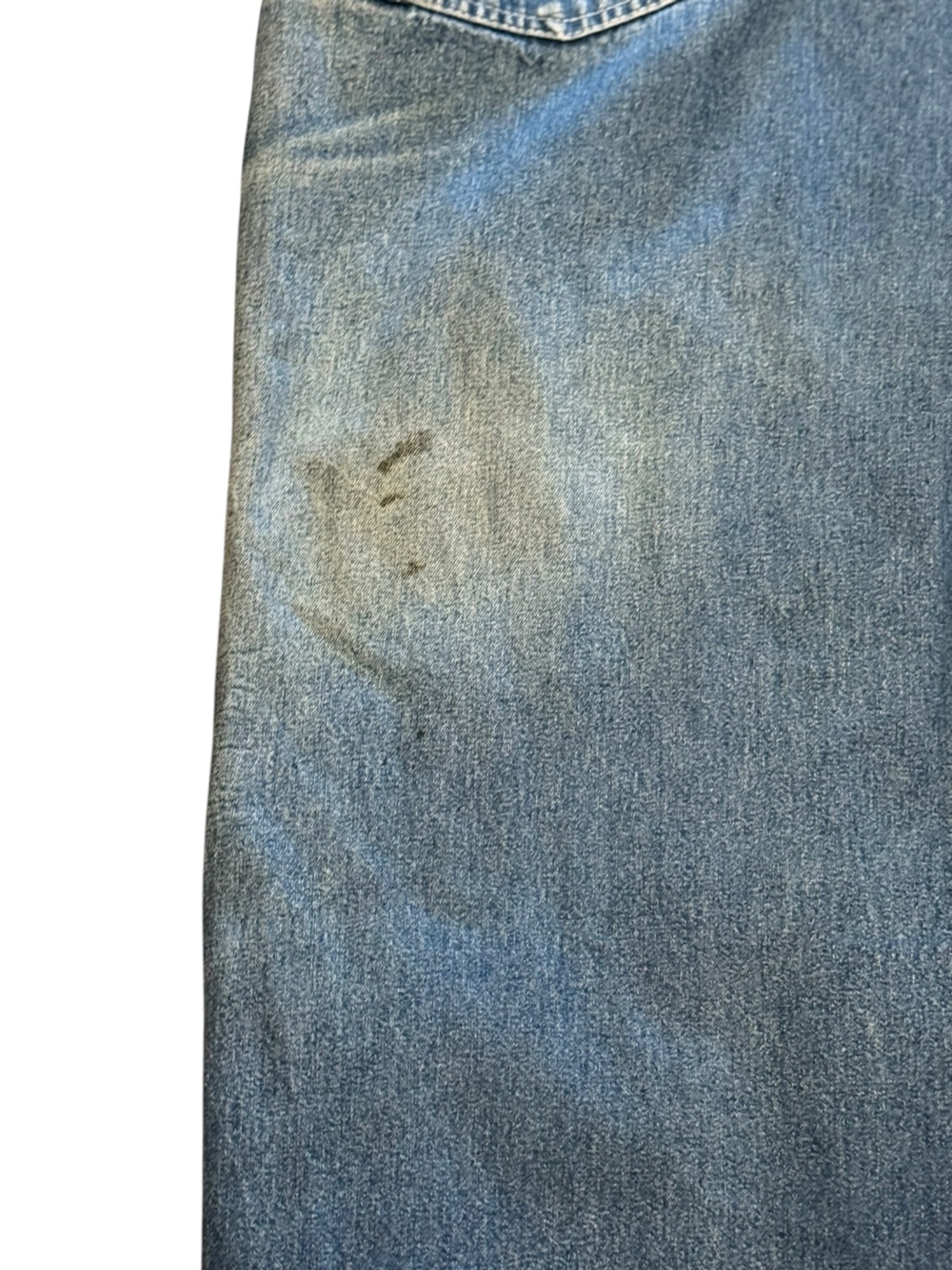 Roundhouse Classic Men's 48 X 29 Naturally Distressed Denim Overalls View 5
